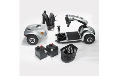 Scooter électrique senior Invacare Leo - Démontable en 6 parties